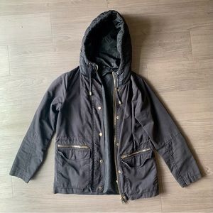 Topshop Black Winter Coat